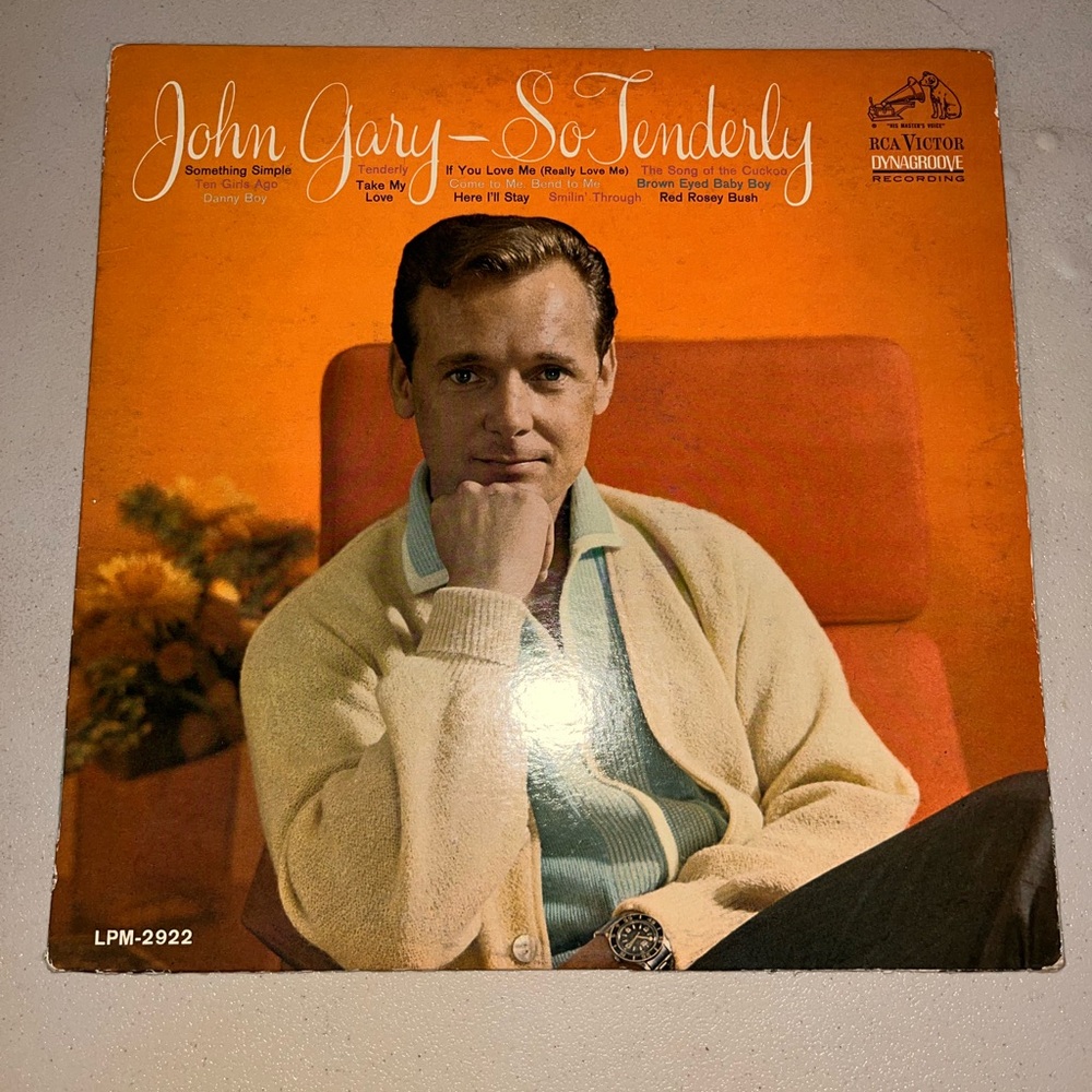 💙 John Gary So Tenderly Vinyl Album